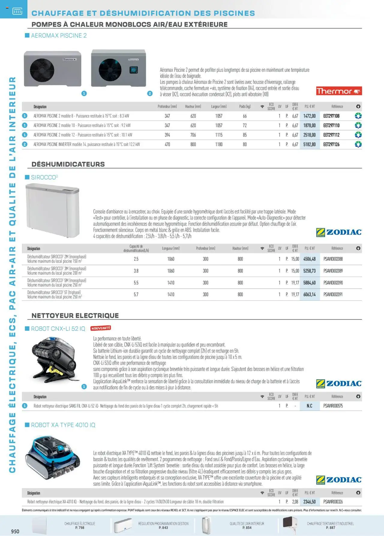 Rexel - Chauffage Électrique, ECS, PAC AIR-AIR Et Qualite De L´Air Interieur - page 156 - valable à partir du 16/07/2025