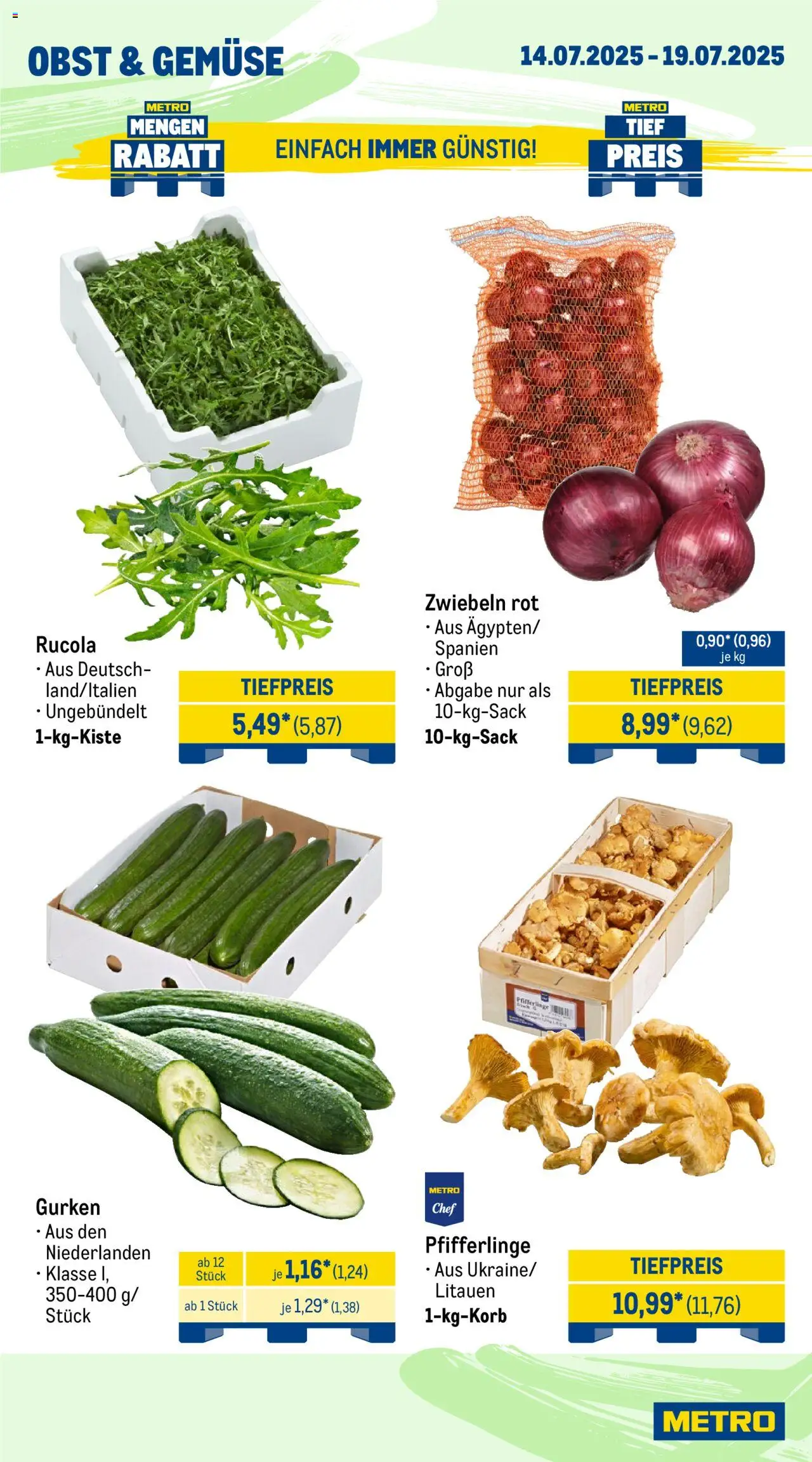Metro Wochen-Angebote Gastro - Seite 9 - gültig ab 14.07.2025