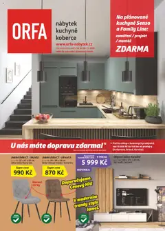 Náhled ORFA nábytek leták platný od 01.10.2025