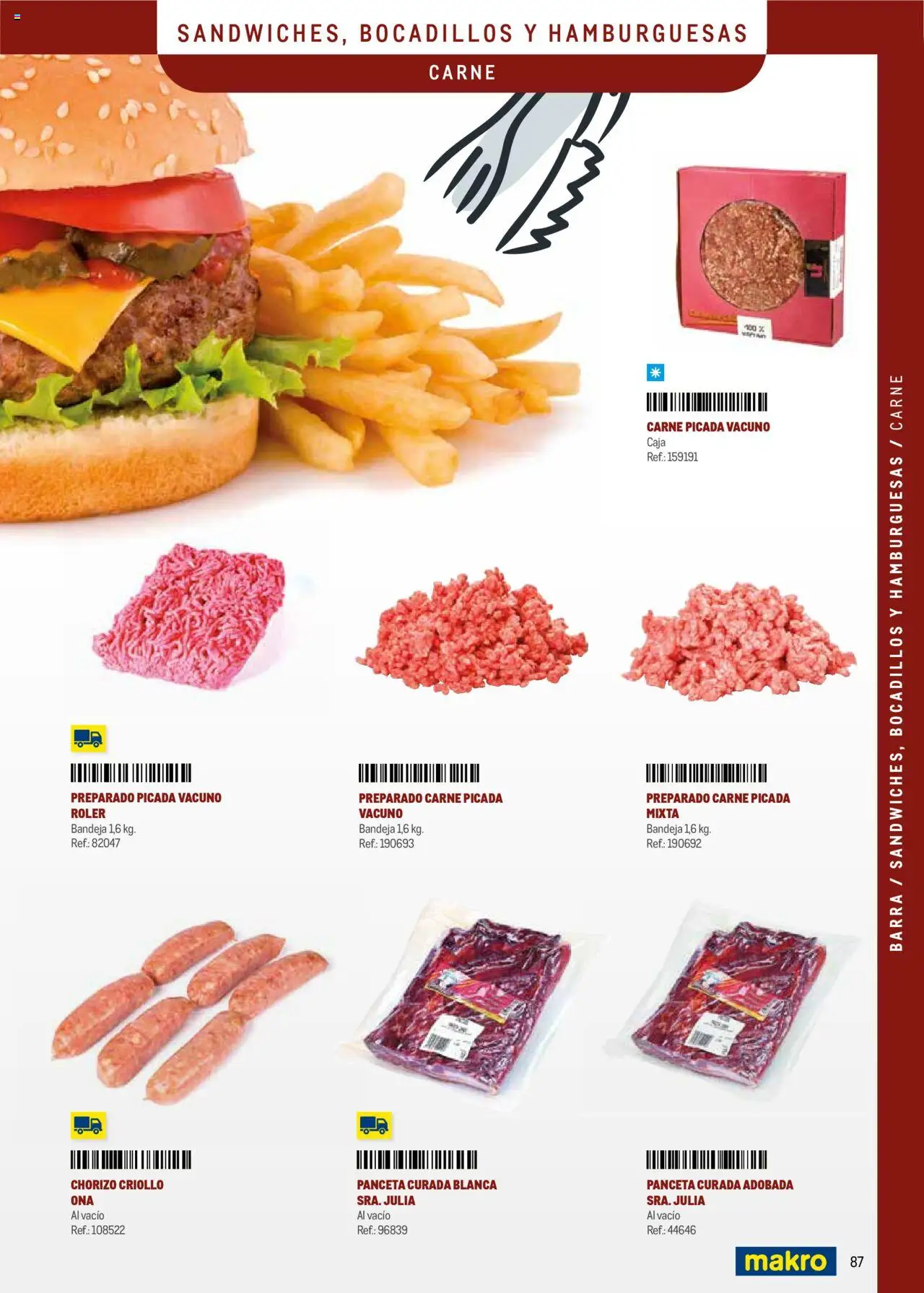 Makro - Menú y Barra Prat - Página de 87 - Válido desde 08/09/2025