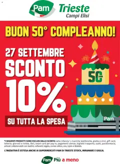 Anteprima PAM Trieste catalogo valida dal 15/09/2025