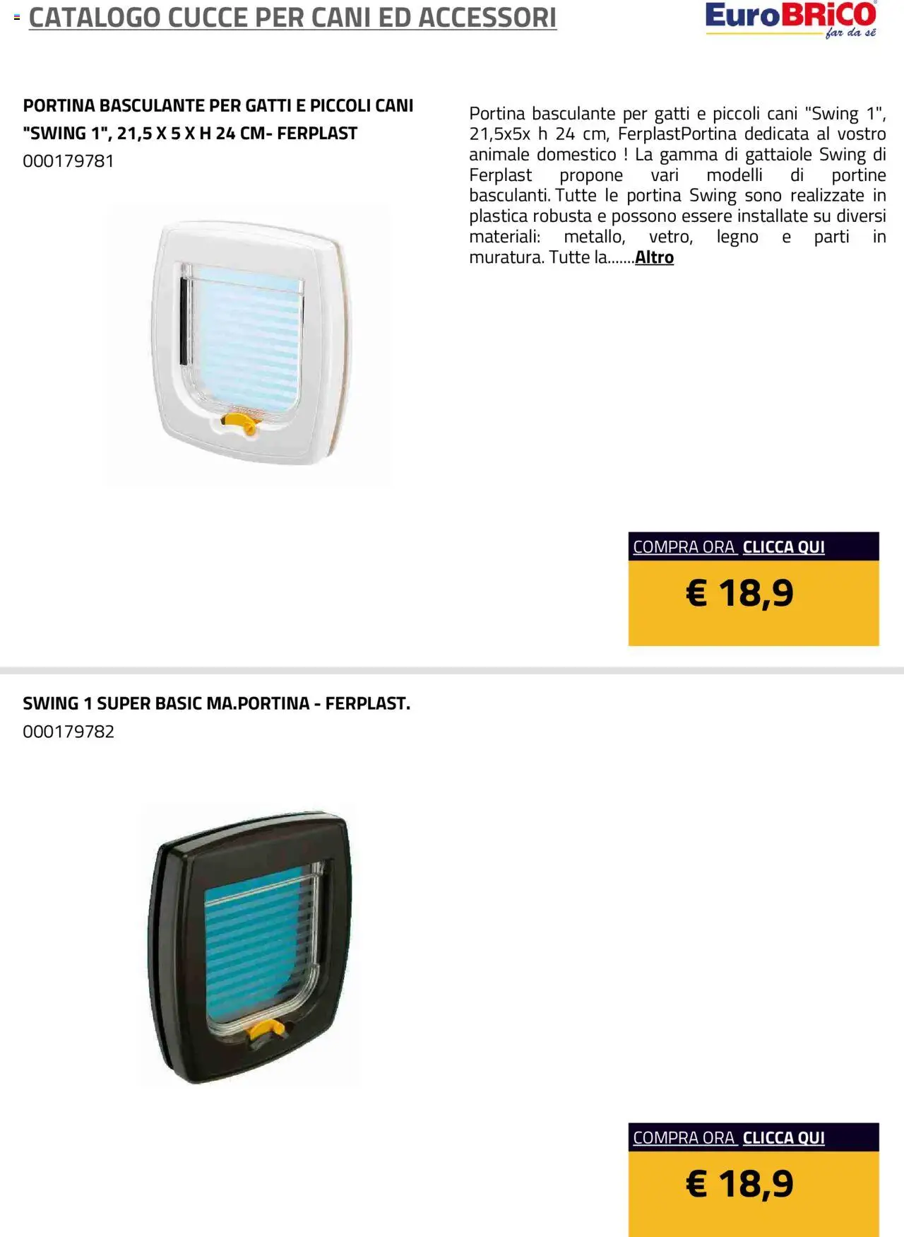 Eurobrico Cucce catalogo - pagina 7 - valido dal 15/07/2025