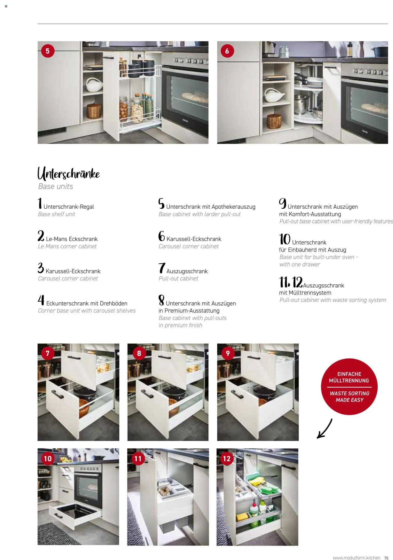 Ostermann Modulform Küchenprospekt 2026 - Seite 75 - gültig ab 01.01.2026