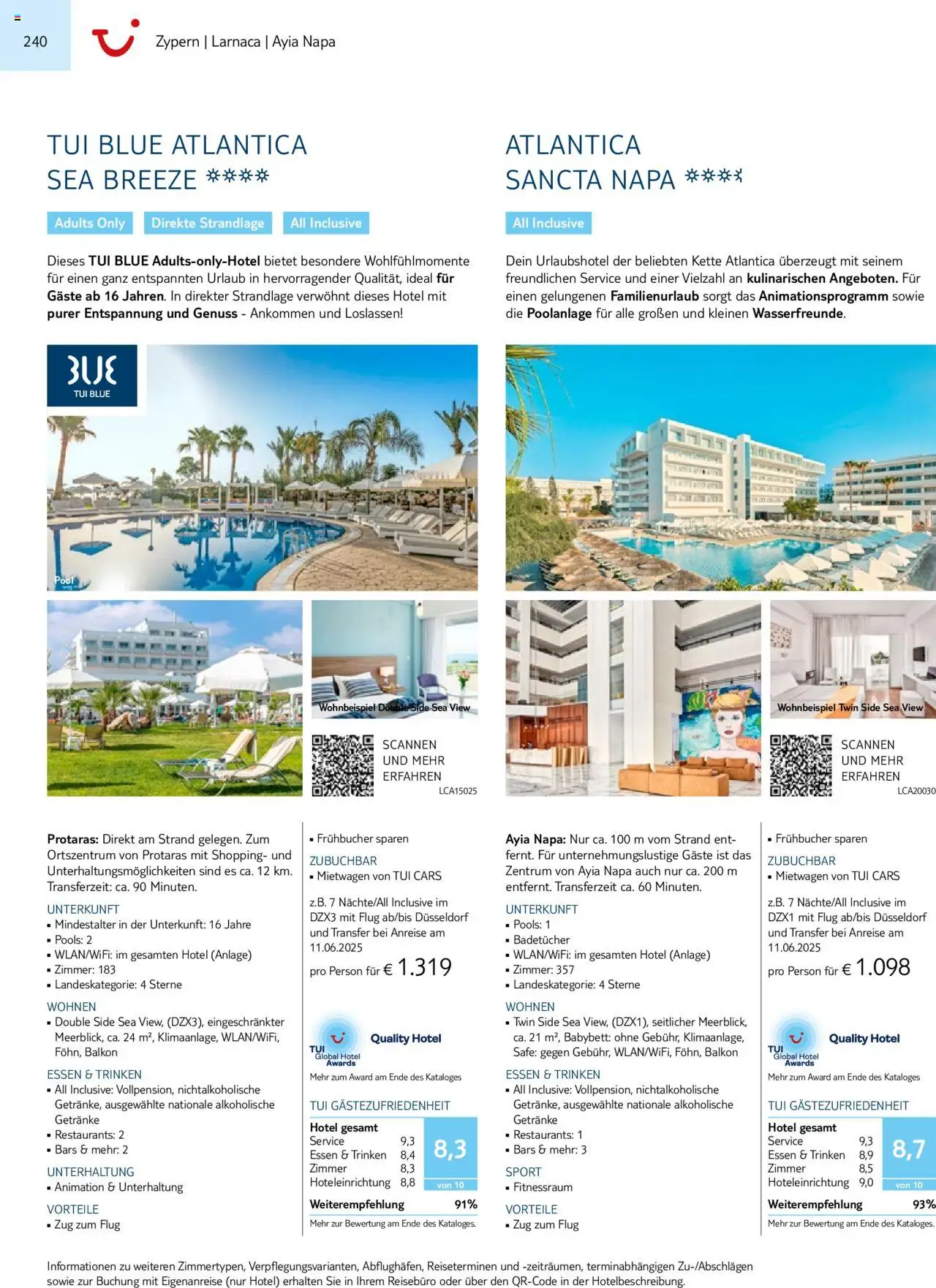 TUI  Südeuropa & Nordafrika 2025/26 - Seite 240 - gültig ab 01.01.2025
