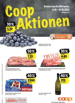 Vorschau Coop Aktionen gültig ab 09.10.2025