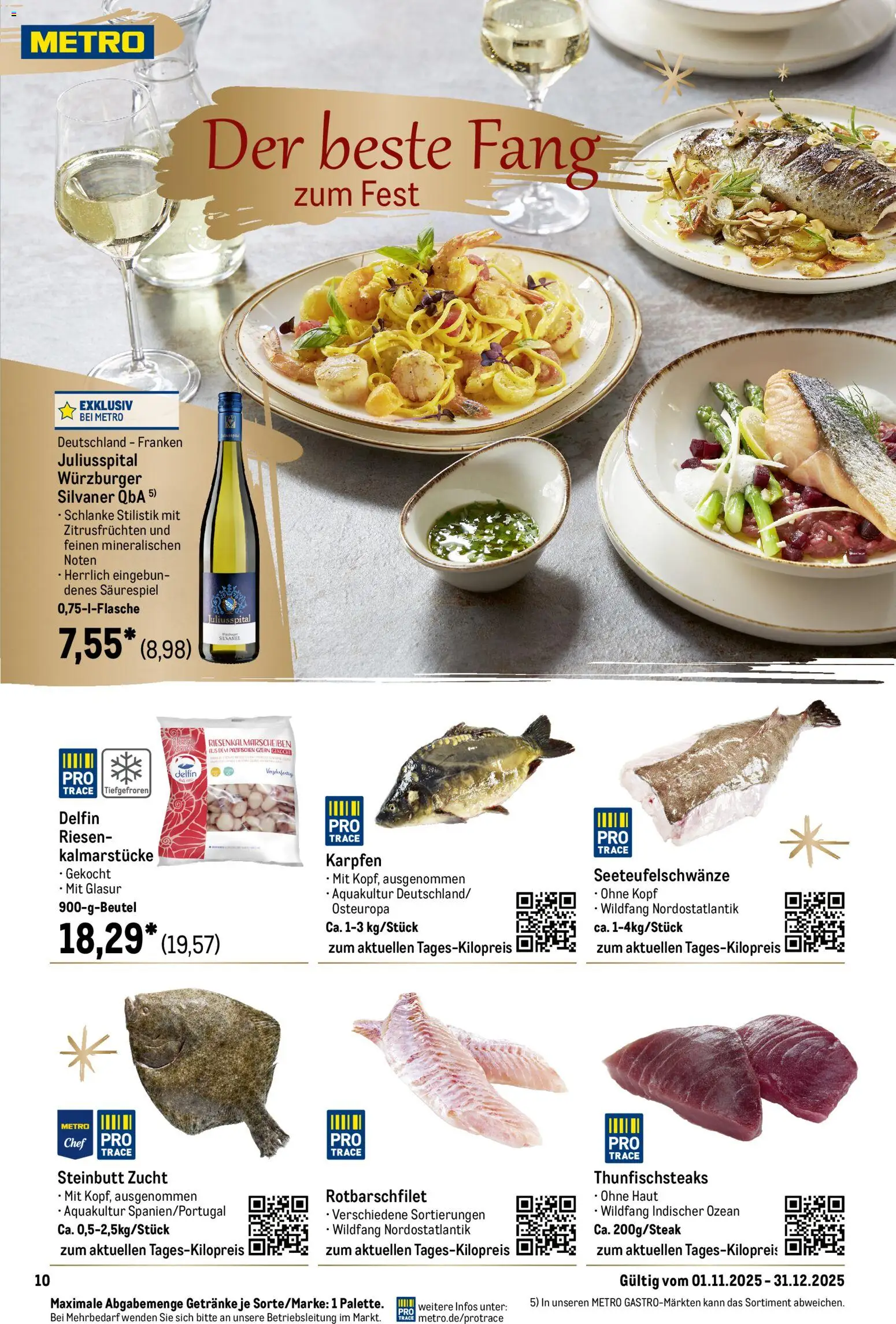 Metro Saisonkatalog Festliche Momente - Seite 10 - gültig ab 01.11.2025