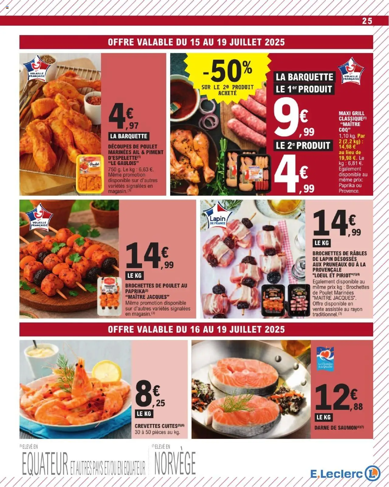 E.Leclerc catalogue semaine 29 - page 25 - valable à partir du 15/07/2025