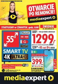 Podgląd Mediaexpert Gazetka - Otwarcie po remoncie Świdnik ważny od 09.10.2025