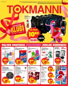 Esikatselu Tokmanni tarjoukset voimassa alkaen 11/08/2025