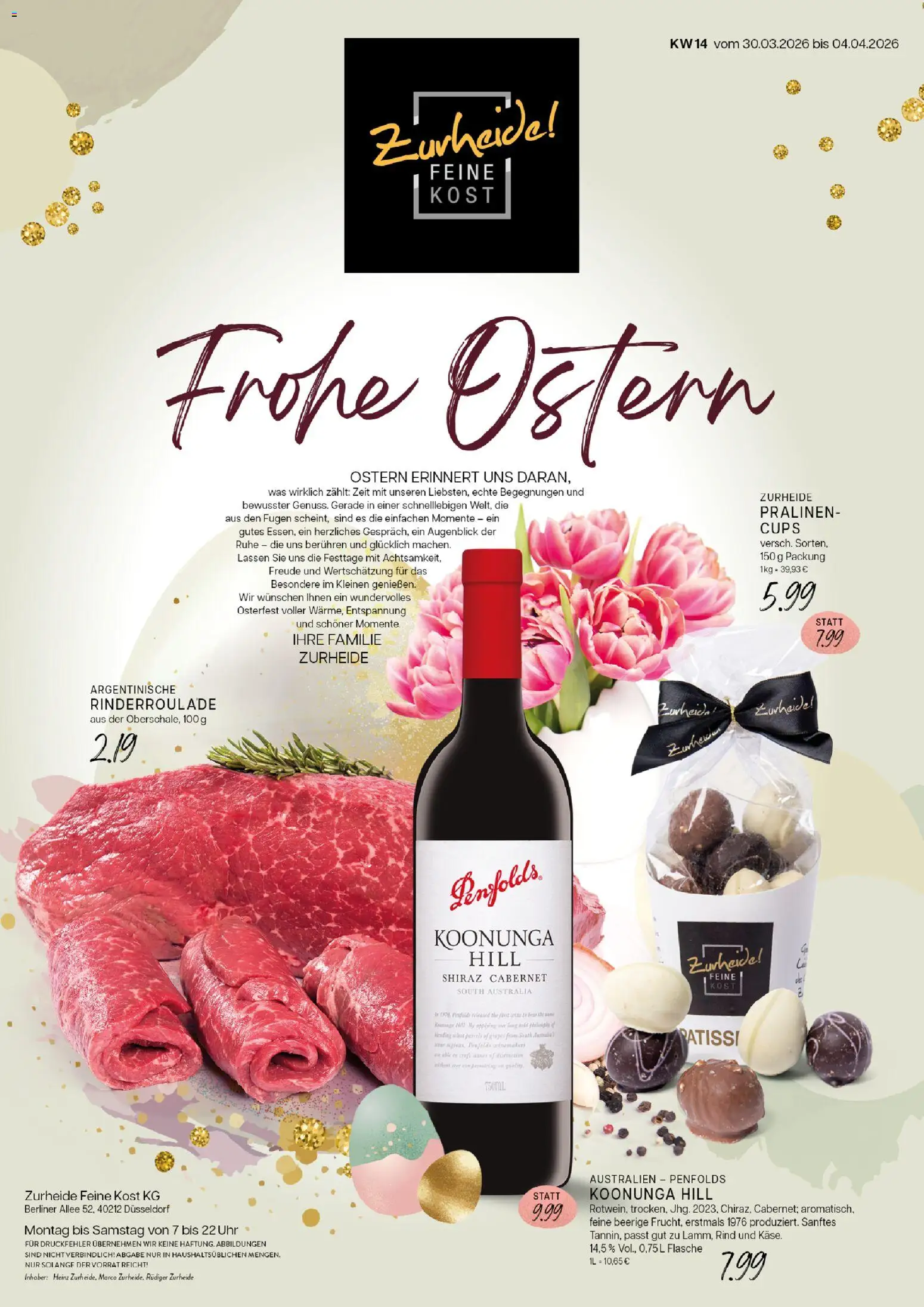 Edeka Zurheide Prospekt 	 - Seite 1 - gültig ab 30.03.2026