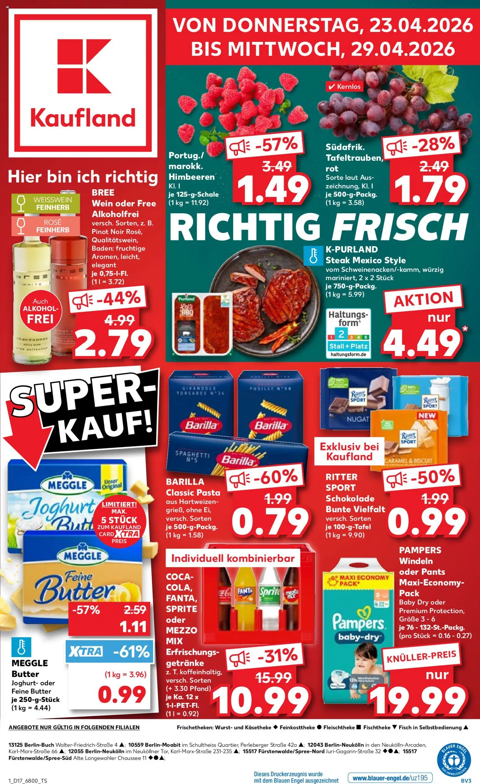 Kaufland Prospekt - Seite 1 - gültig ab 23.04.2026