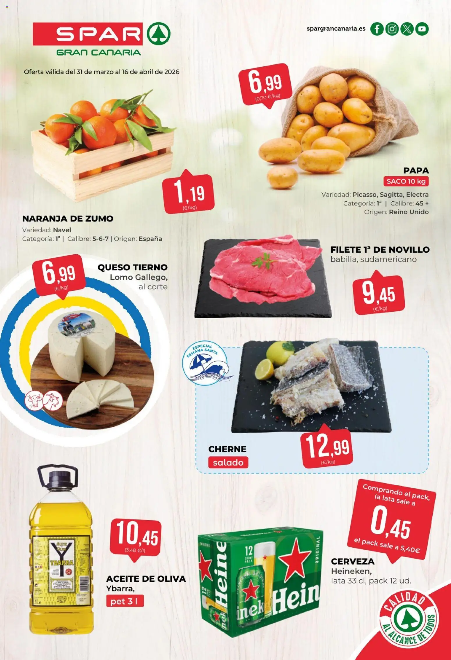 Spar - folleto - Página de 1 - Válido desde 31/03/2026