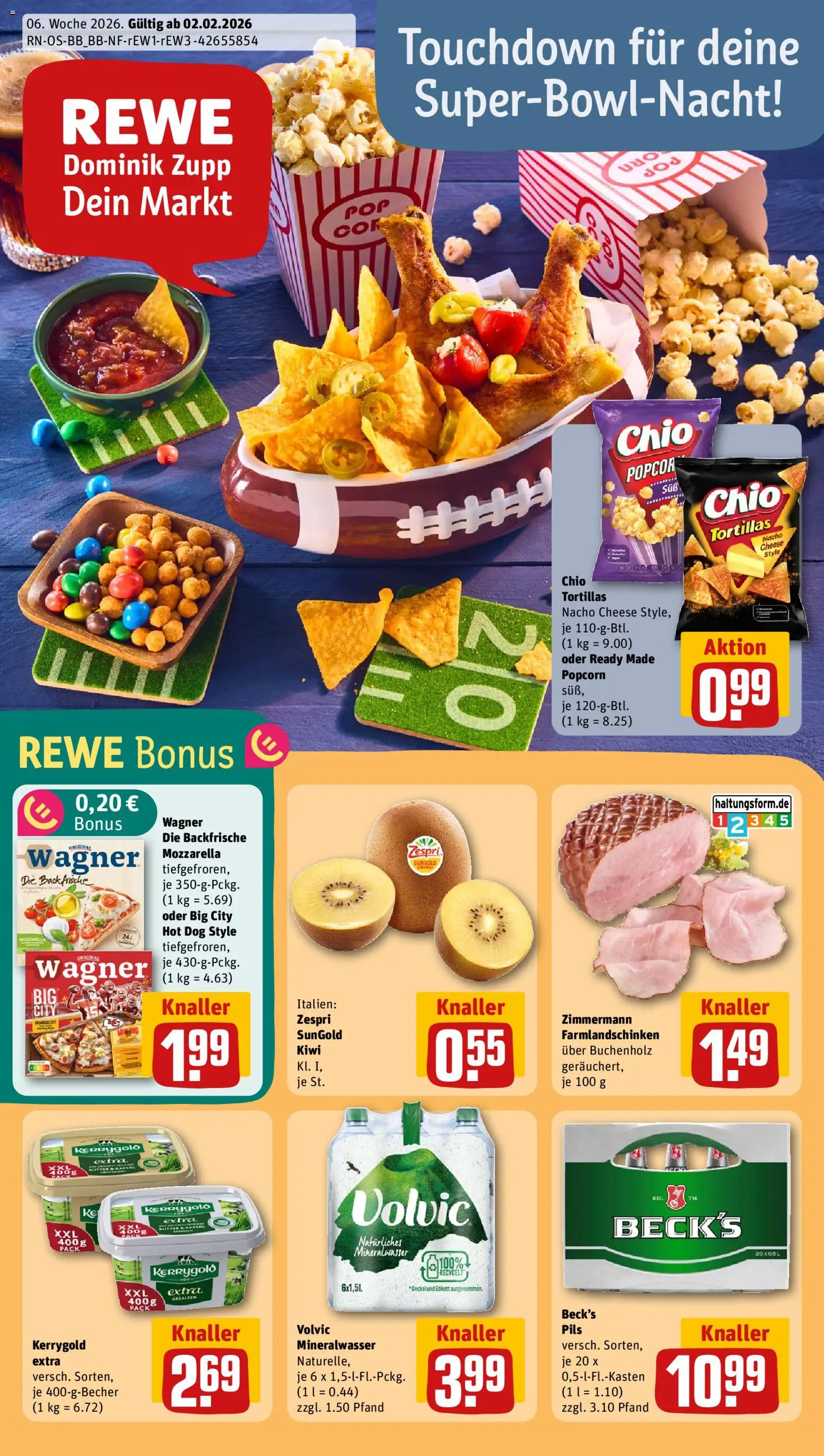 Rewe Prospekt 	 - Seite 1 - gültig ab 02.02.2026