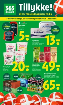 Forhåndsvisning Coop 365 - Tilbudsavis gyldig fra 28/08/2025
