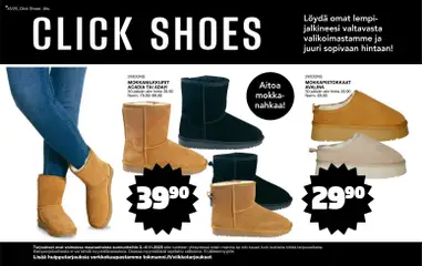 Esikatselu Tokmanni - Click Shoes -liite voimassa alkaen 03/11/2025