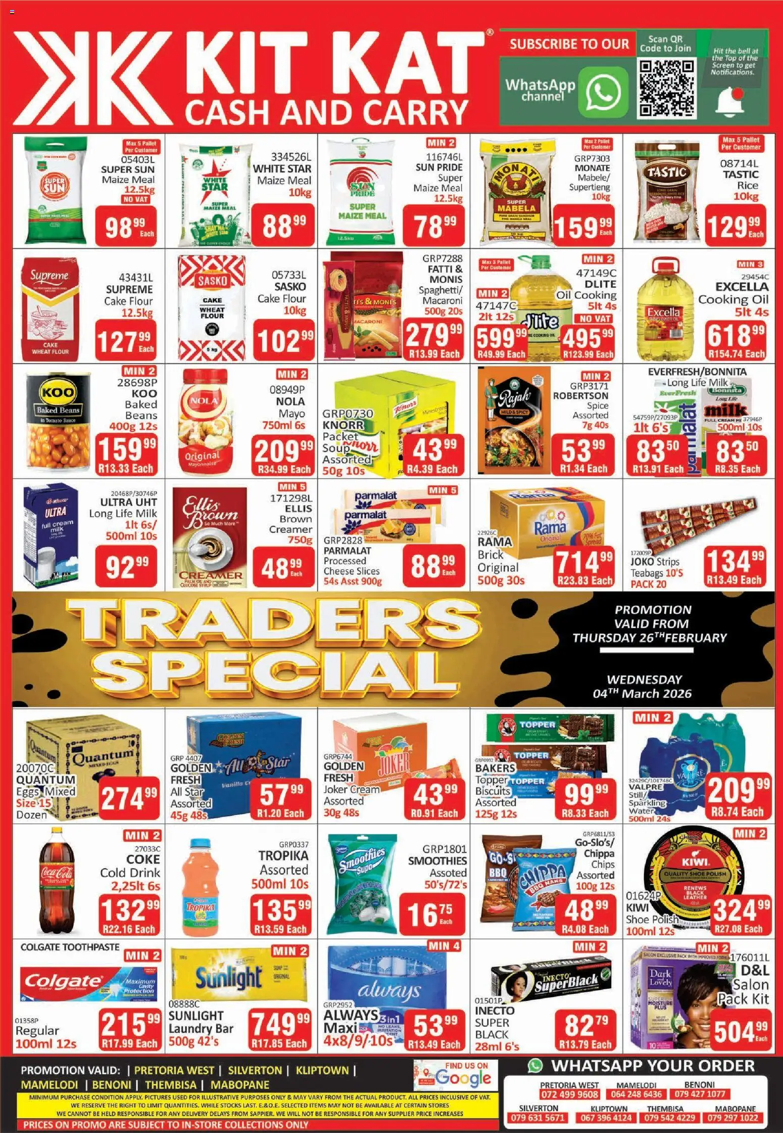 KIT KAT Cash & Carry Specials - page 1- valid from 26/02/2026