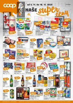 Náhled Trefa leták - COOP naše super ceny platný od 05.11.2025