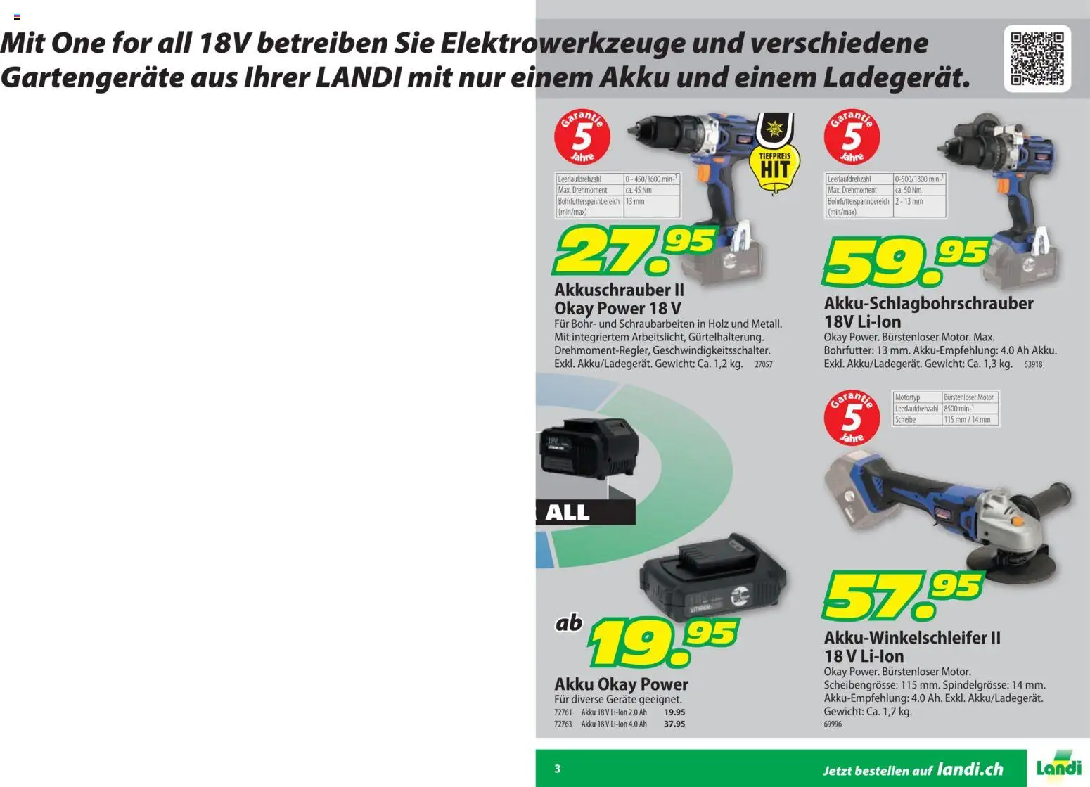 Landi Aktionen Heimwerker - page 3- valid from 30.01.2026