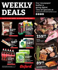 Preview Oxford Freshmarket Specials valid from 30/07/2025