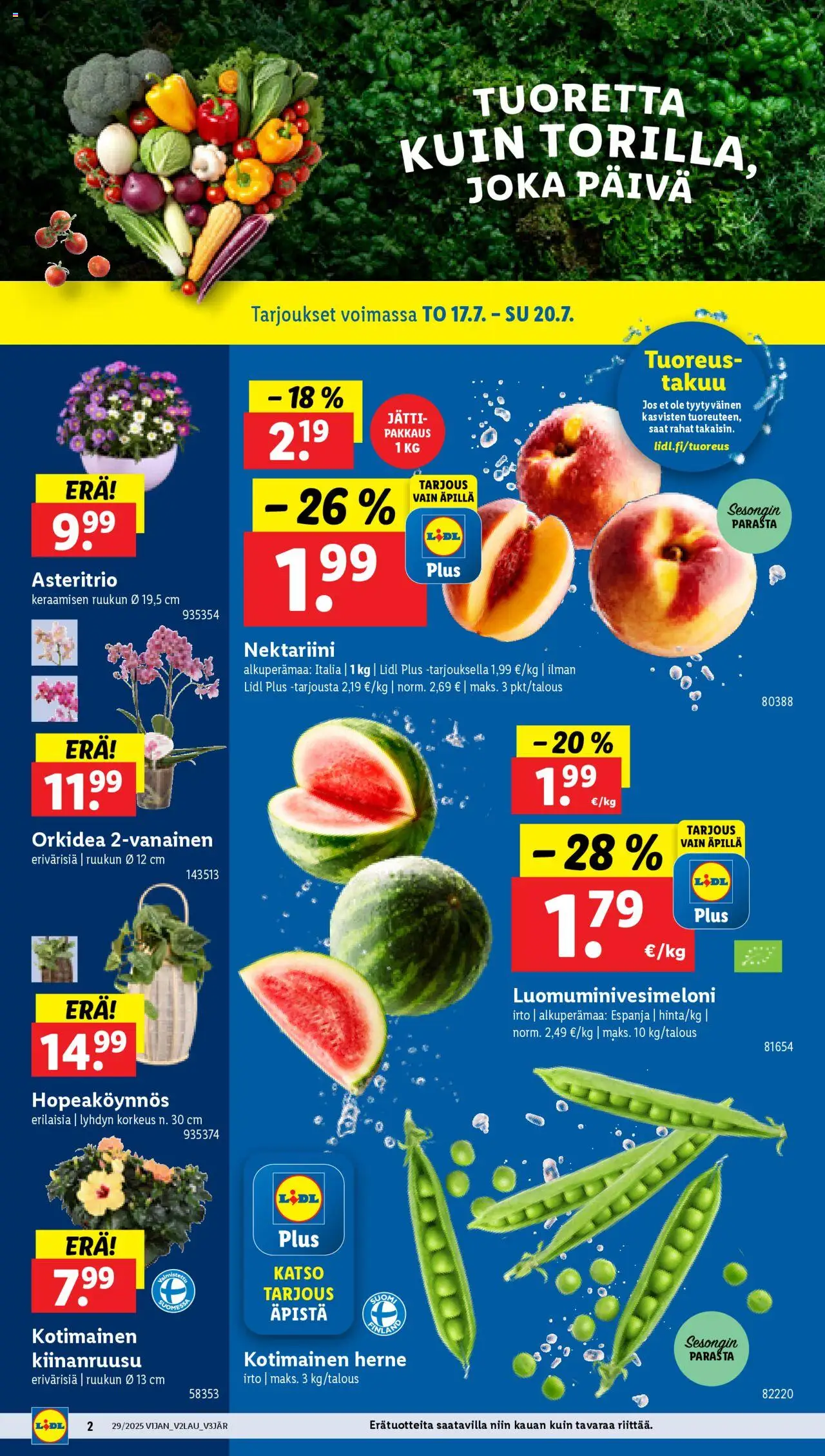Lidl tarjoukset - sivu 4- voimassa alkaen 17/07/2025