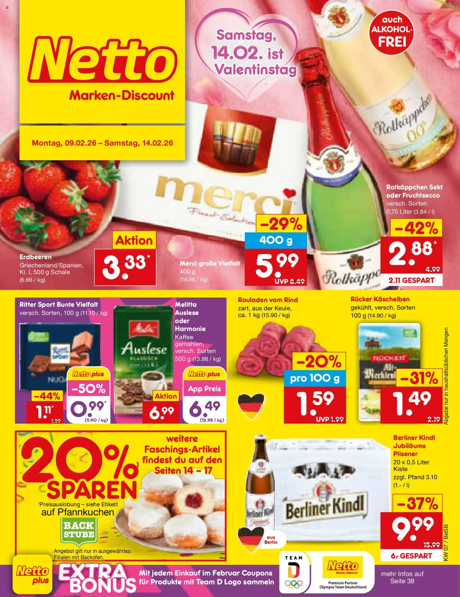 Netto Marken-Discount Prospekt 	 - Seite 1 - gültig ab 09.02.2026