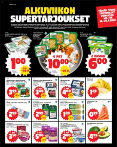 Esikatselu Tokmanni Ruokatarjoukset voimassa alkaen 18/08/2025