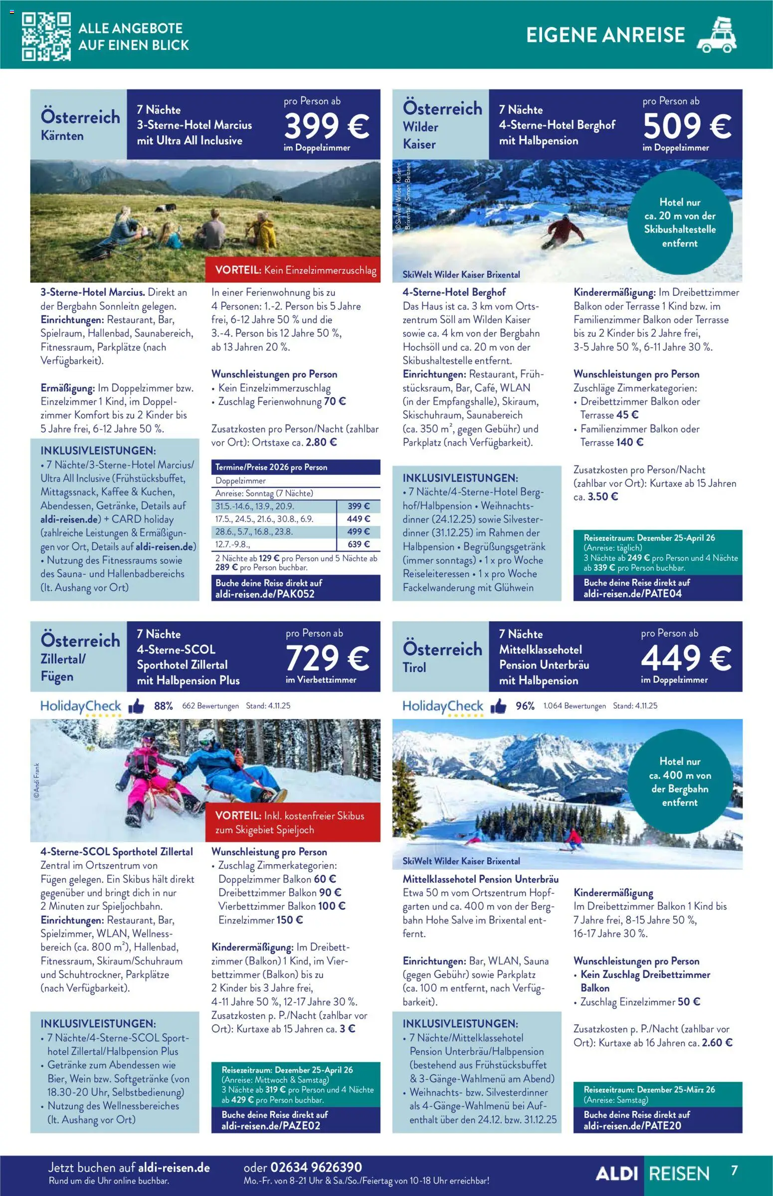 Aldi Reisen  Reisemagazin - Seite 7 - gültig ab 01.12.2025