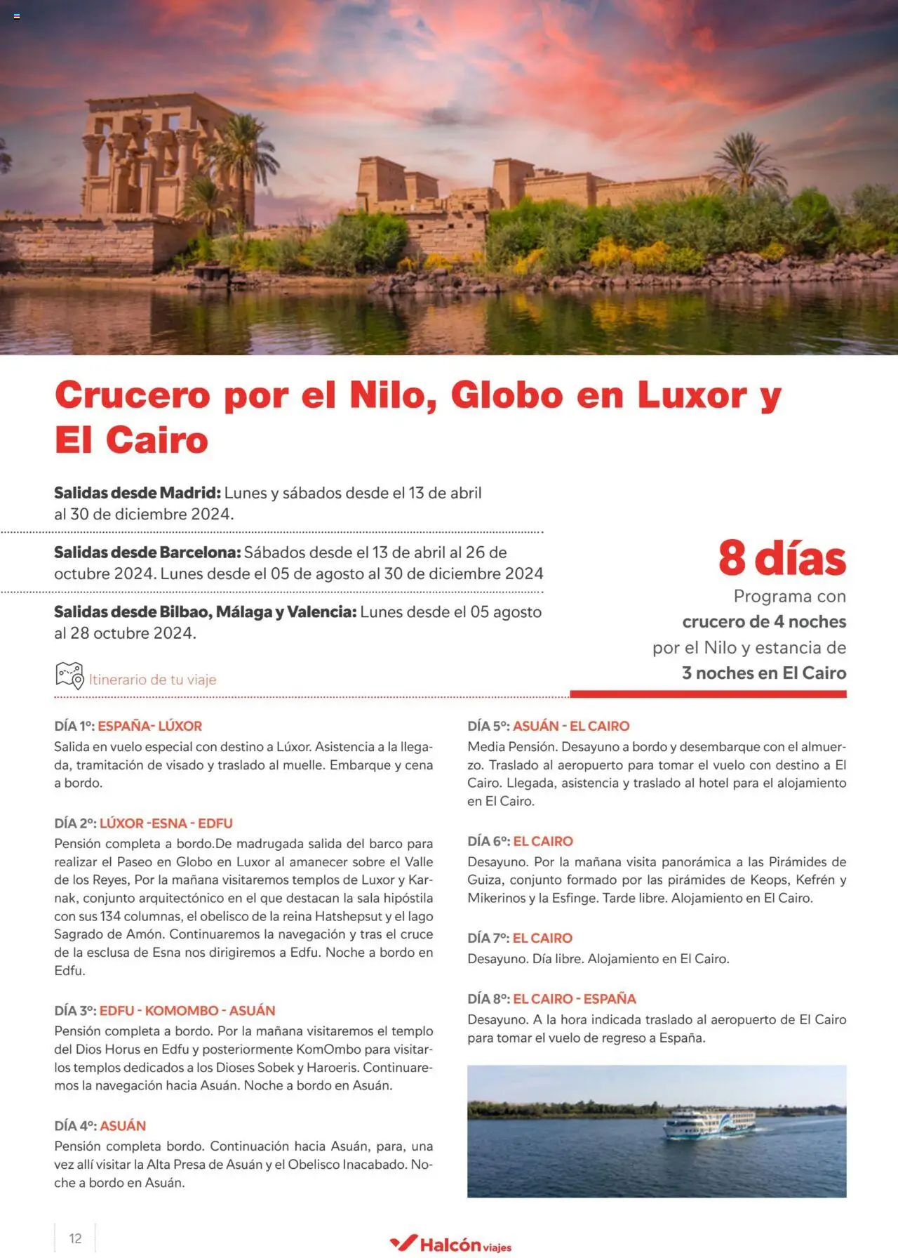 Halcón Viajes Egipto - Página de 12 - Válido desde 15/04/2024
