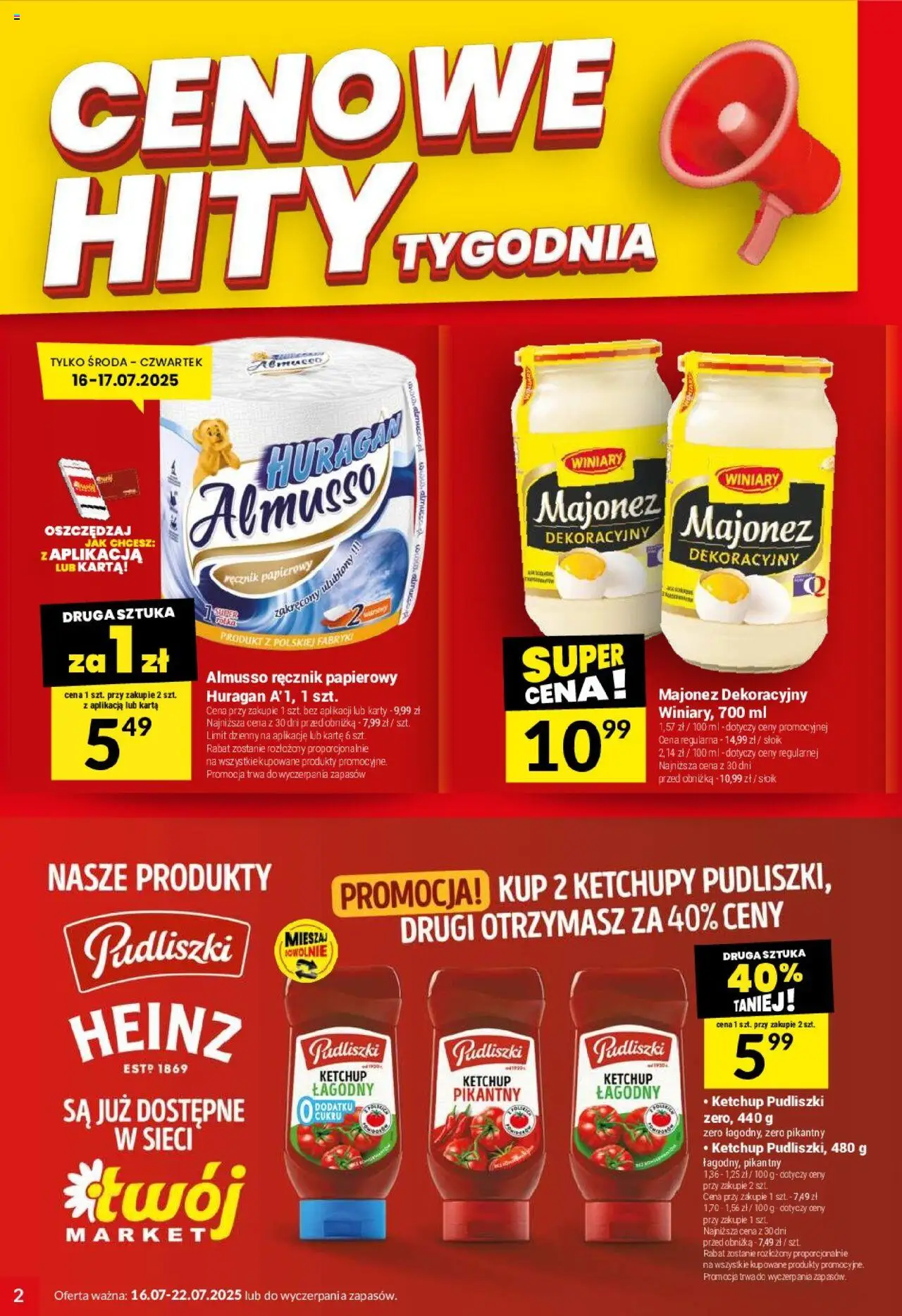 Twój Market Gazetka - strona 2- ważny od 16.07.2025