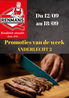 Renmans folder / publicité geldig vanaf 12/09/2025