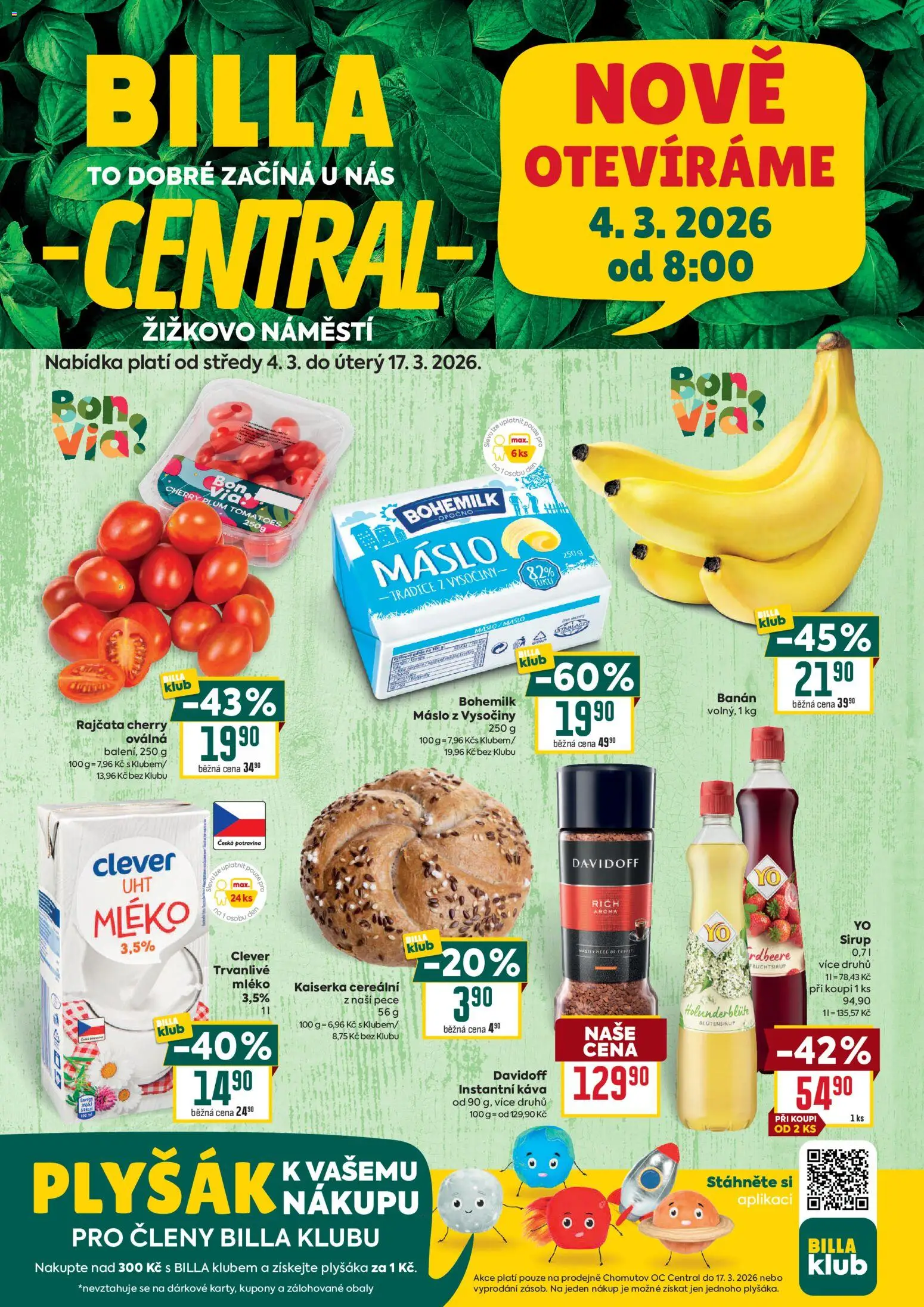 Billa leták - Chomutov - strana 1- platný od 04.03.2026