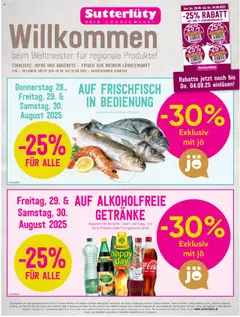 Vorschau Sutterlüty Flugblatt gültig ab 28.08.2025