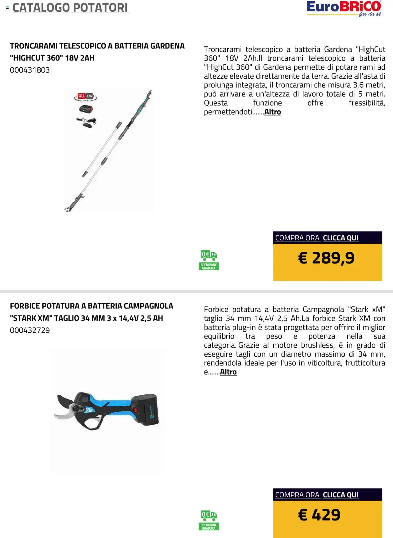 Eurobrico Potatori catalogo - pagina 28 - valido dal 23/07/2025