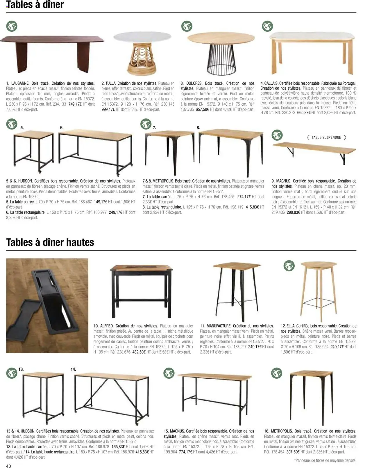 Maisons du Monde Business - page 40 - valable à partir du 01/01/2024
