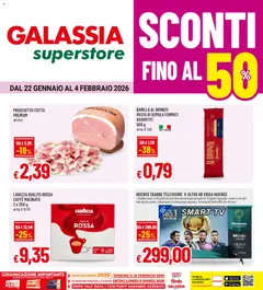 Anteprima Galassia Superstore catalogo valida dal 22/01/2026