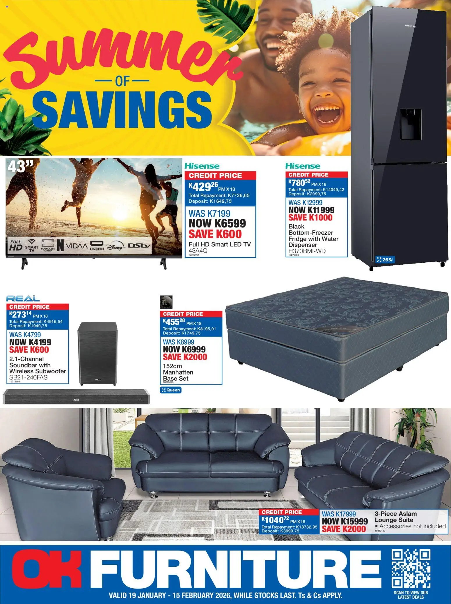 OK Furniture - Zambia Specials - page 1- valid from 19/01/2026