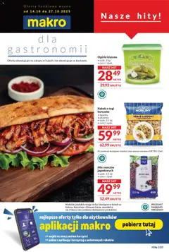 Podgląd Makro Gazetka - Oferta dla gastronomii ważny od 14.10.2025