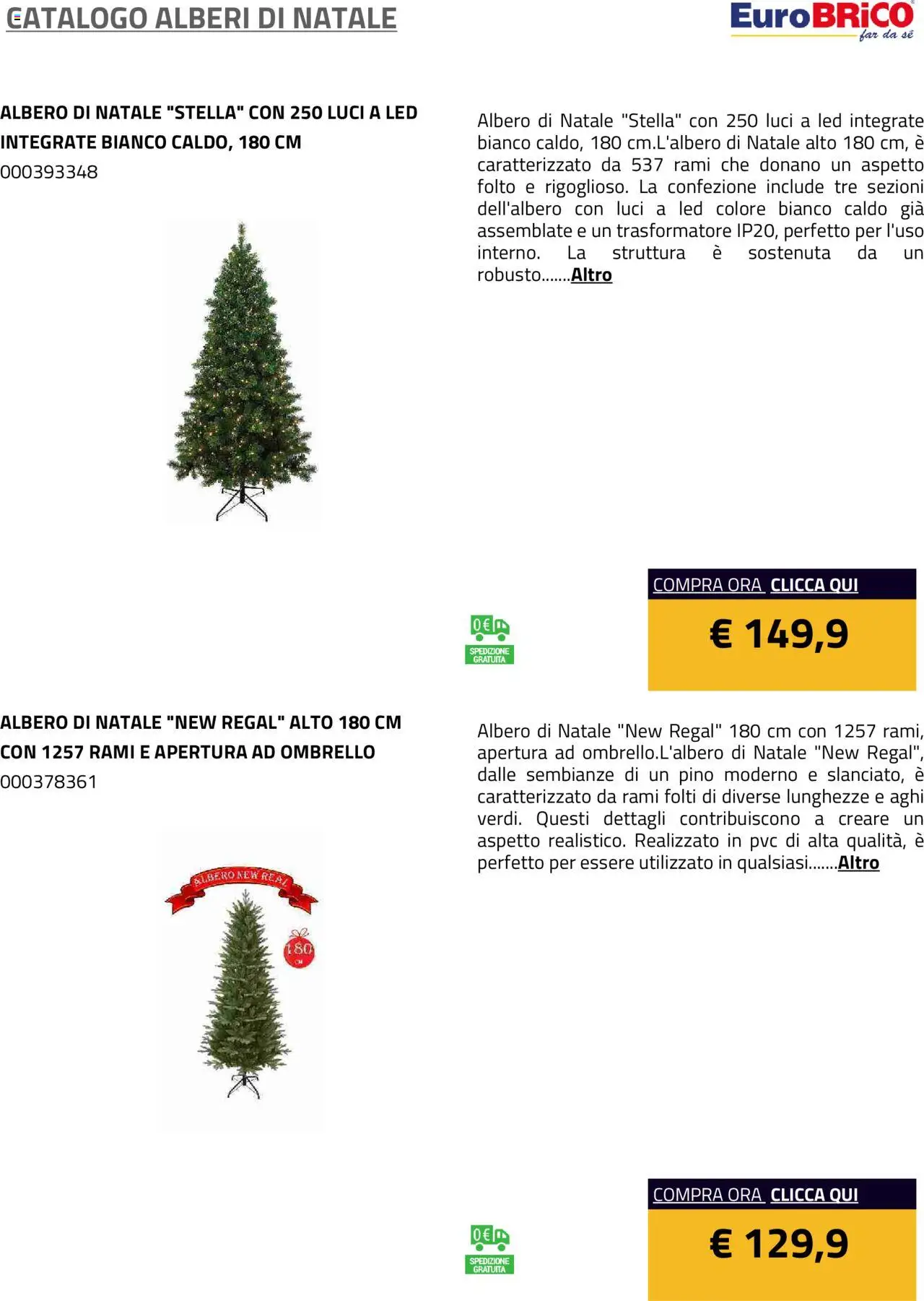 Eurobrico Alberi di Natale catalogo - pagina 12 - valido dal 23/07/2025