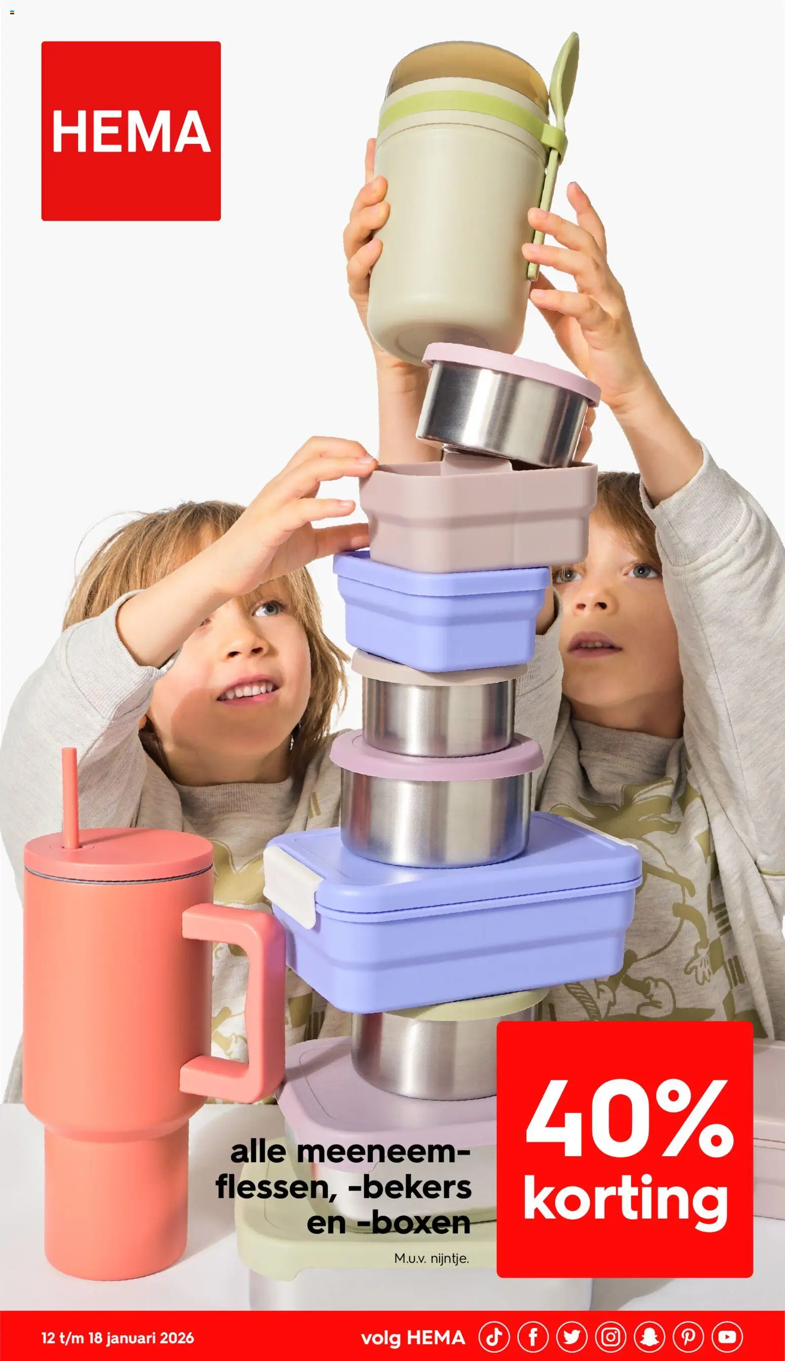 Hema folder / publicité - pagina 1- geldig vanaf 12/01/2026