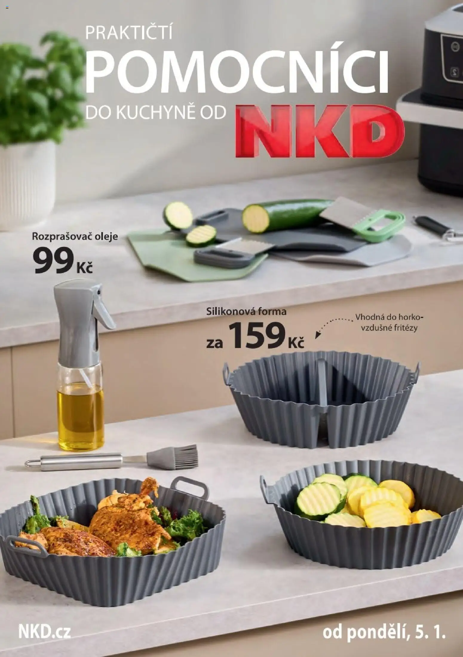 NKD leták - Pomocníci do kuchyně - strana 1- platný od 05.01.2025