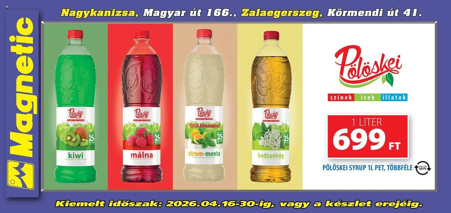 Magnetic Óriásplakátok - 1oldal - érvényes 2026.04.16.-tól