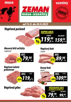 Náhled Prodejny Zeman leták platný od 15.09.2025