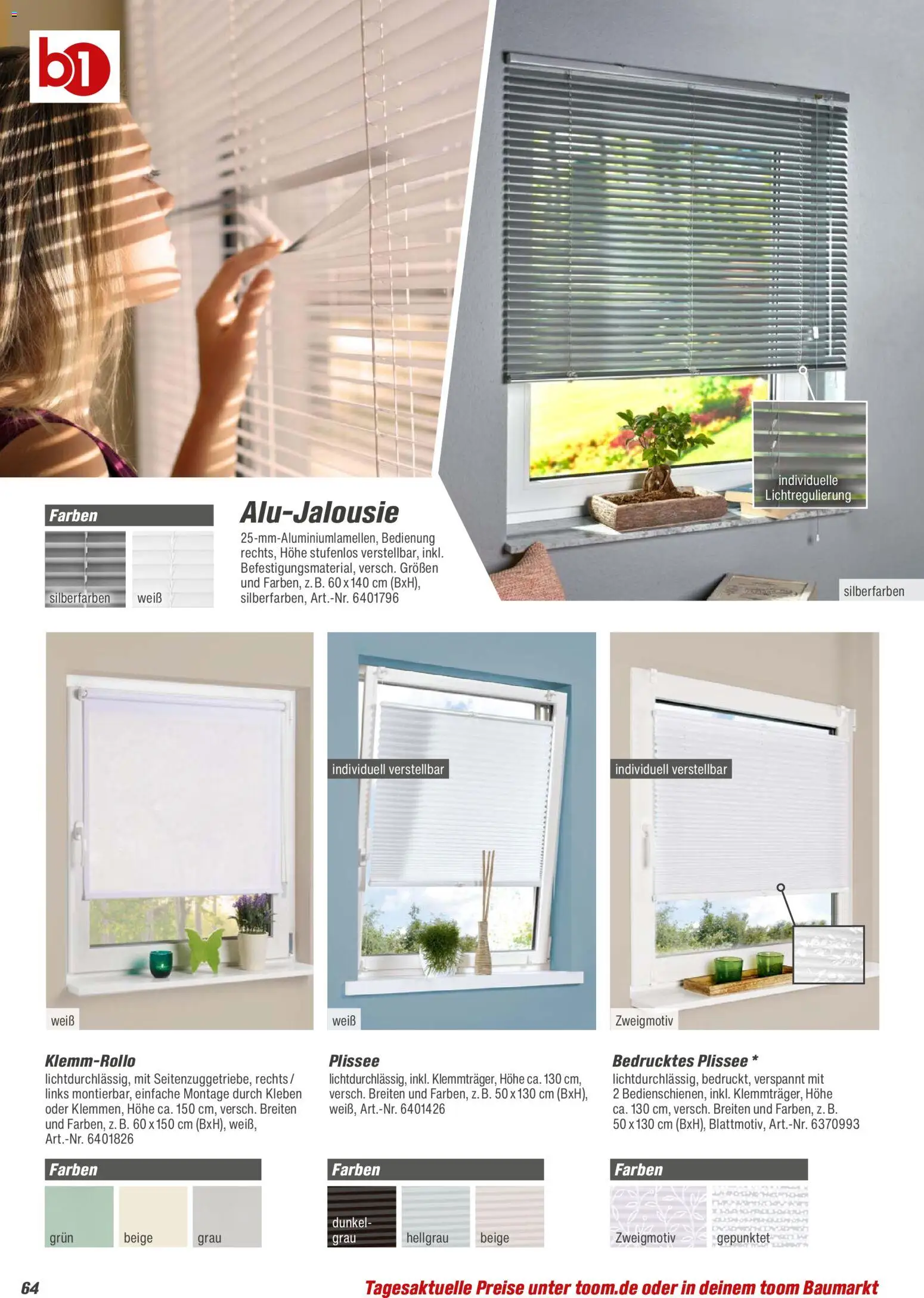 Toom Baumarkt  Wohnen & Haushalt 2026 - Seite 64 - gültig ab 01.01.2026