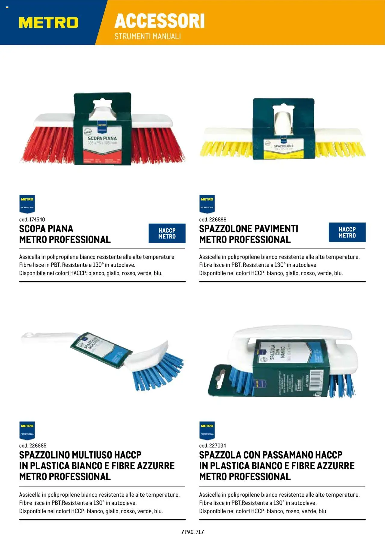 Metro Detergenza Professionale catalogo - pagina 71 - valido dal 11/09/2025