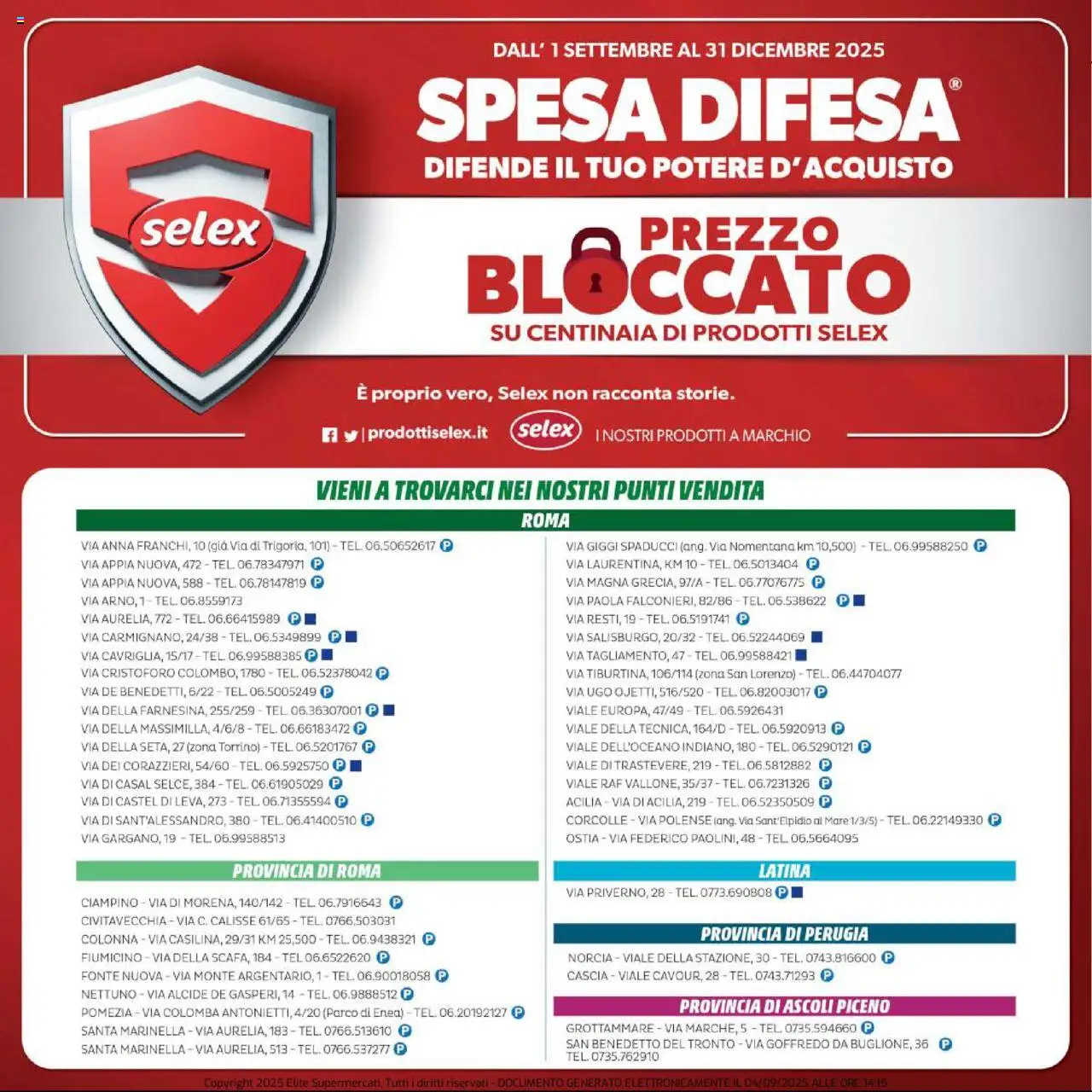 Elite Supermercati Spesa Difesa Selex catalogo - pagina 14 - valido dal 01/09/2025