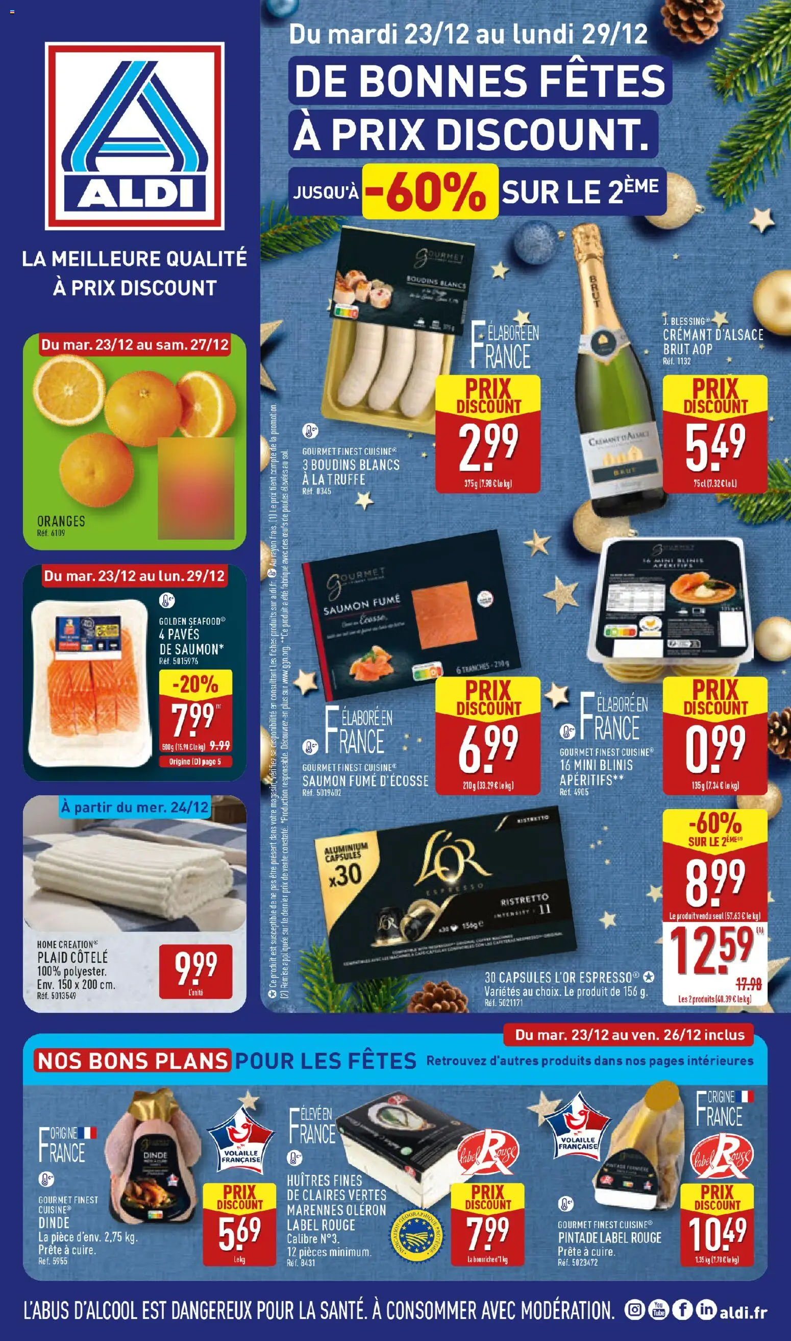 Aldi - Catalogue de la semaine 52 - page 1 - valable à partir du 23/12/2025
