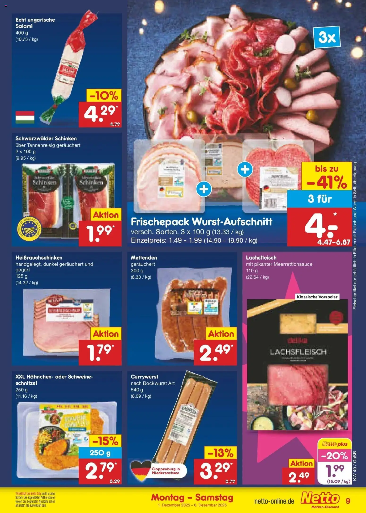 Netto Marken-Discount - Netto: Wochenangebote - Seite 9 - gültig ab 30.11.2025