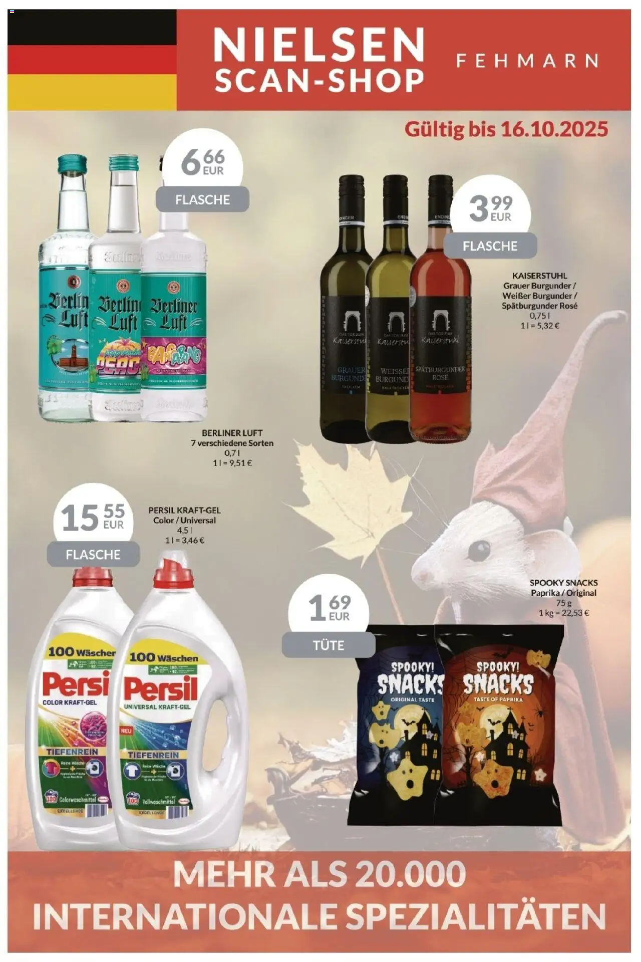 Nielsen Discount - Deutscher Prospekt - side 1- gyldig fra 03/10/2025