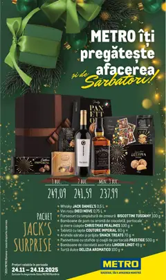 Metro catalog - Coșuri cadou pentru Crăciun valabil de la 24.11.2025