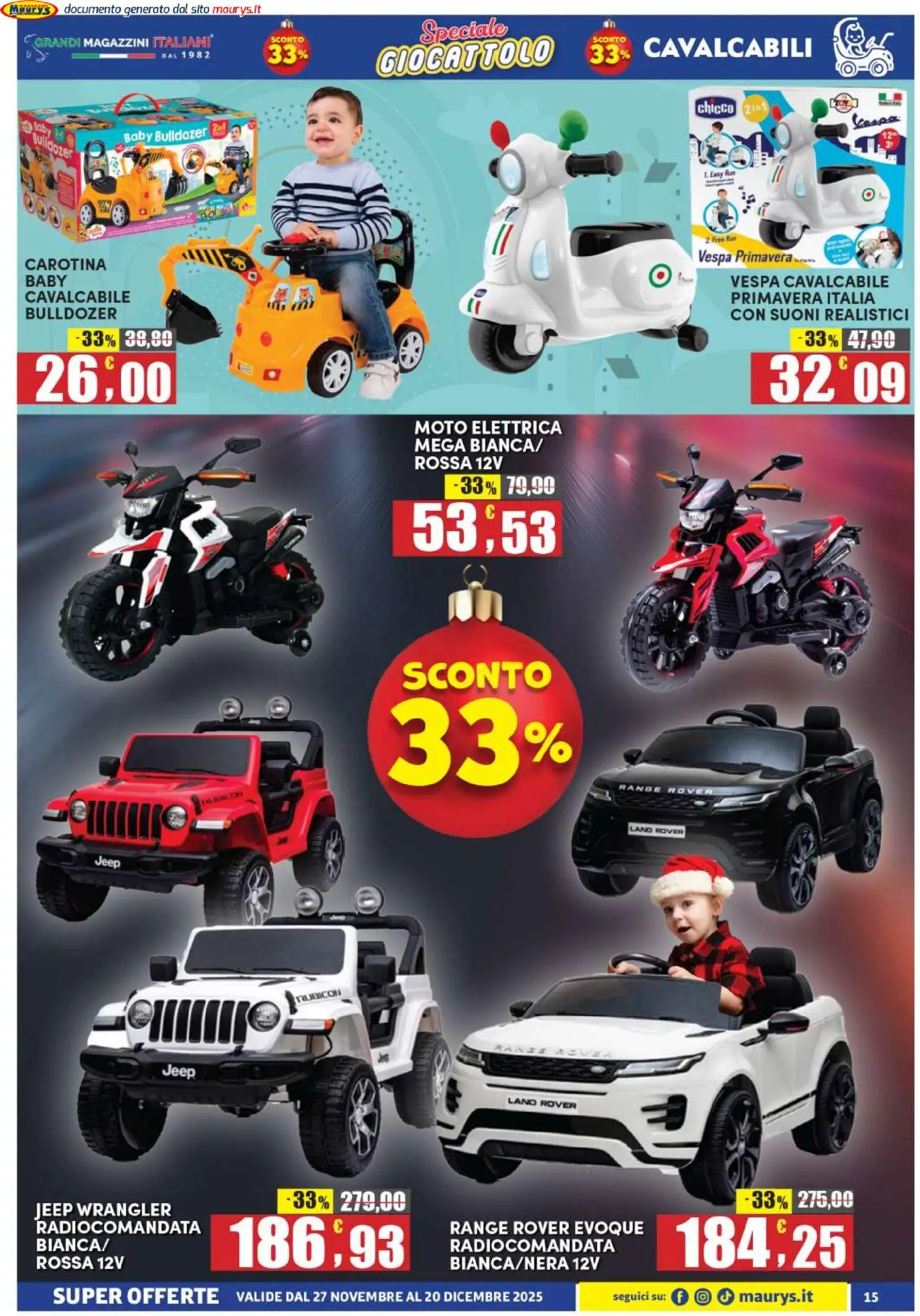 Maury's Giocattolo catalogo - pagina 15 - valido dal 27/11/2025